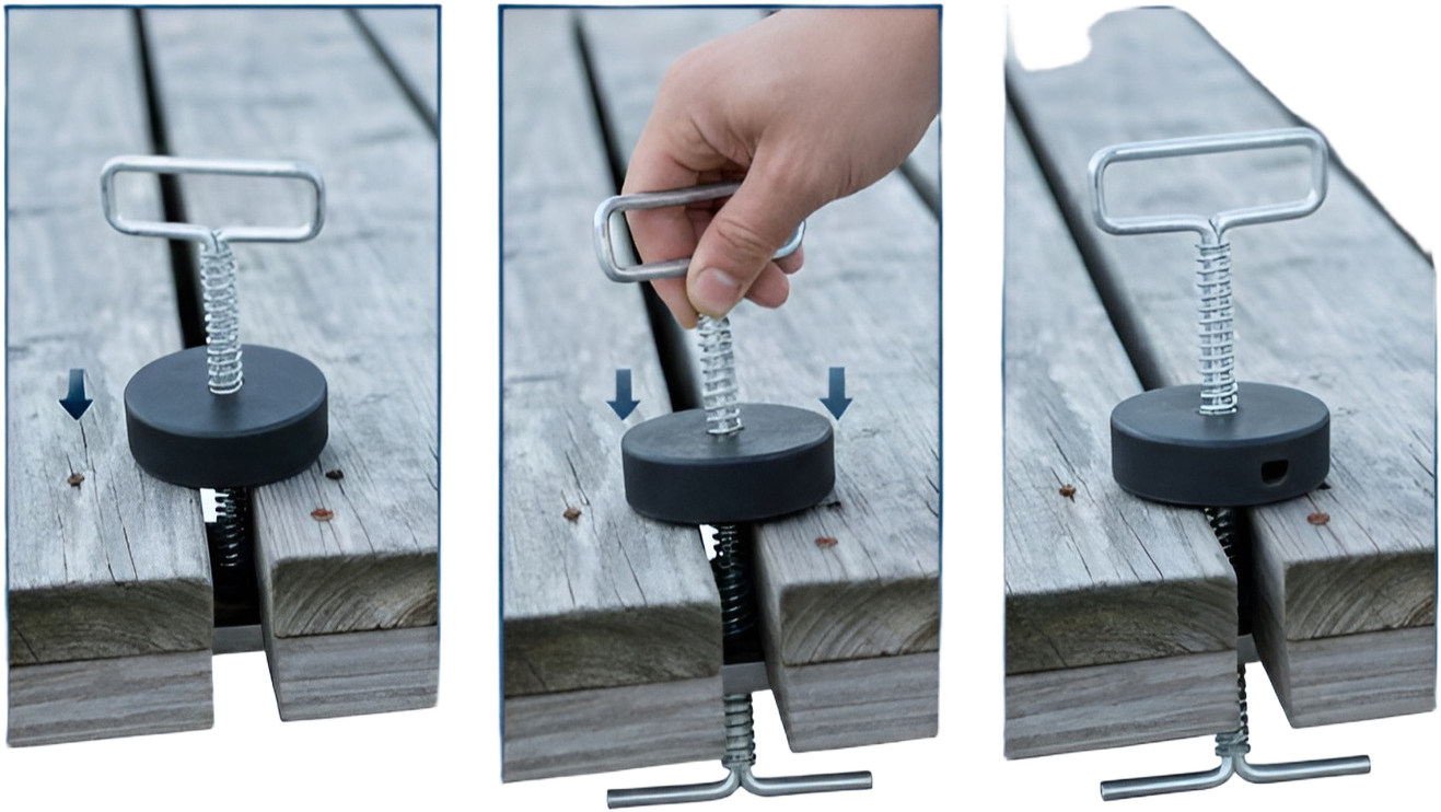 Boat locker twist mechanism
